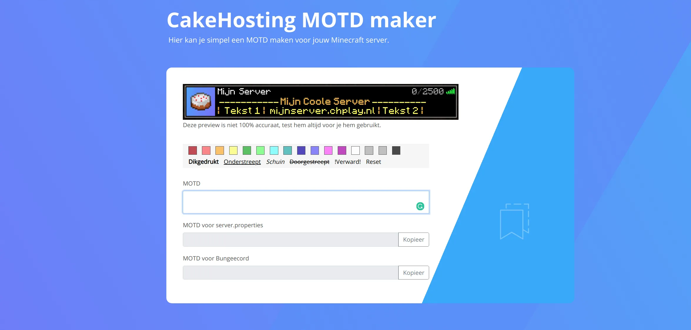 MOTD maker